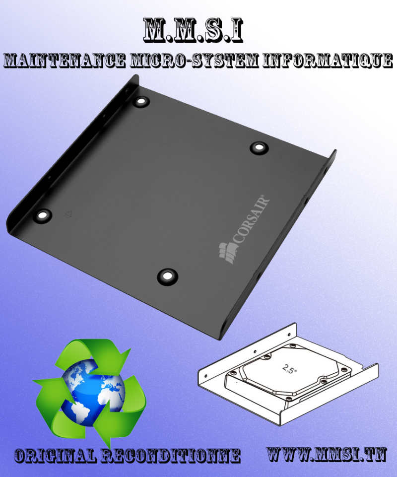 ADAPTATEUR-SSDHDD-2,5en-baie--avec-cable-sata