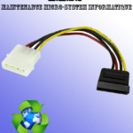 Adaptateur-d'Alimentation-Molex-Mâle-vers-SATA-Femelle