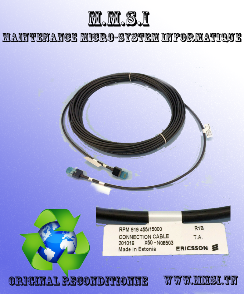 CABLE DE CONNEXION ERICSSON R1B X50
