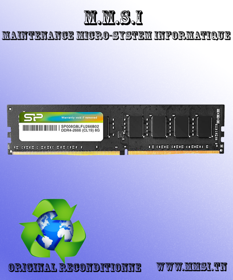 BARETTE MEMOIRE DDR4-8GB