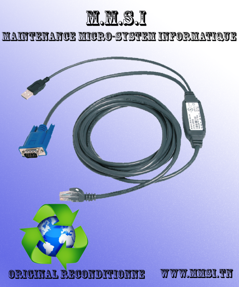 Câble-d'adaptateur-KVM-VGA-USB--RJ45-3m