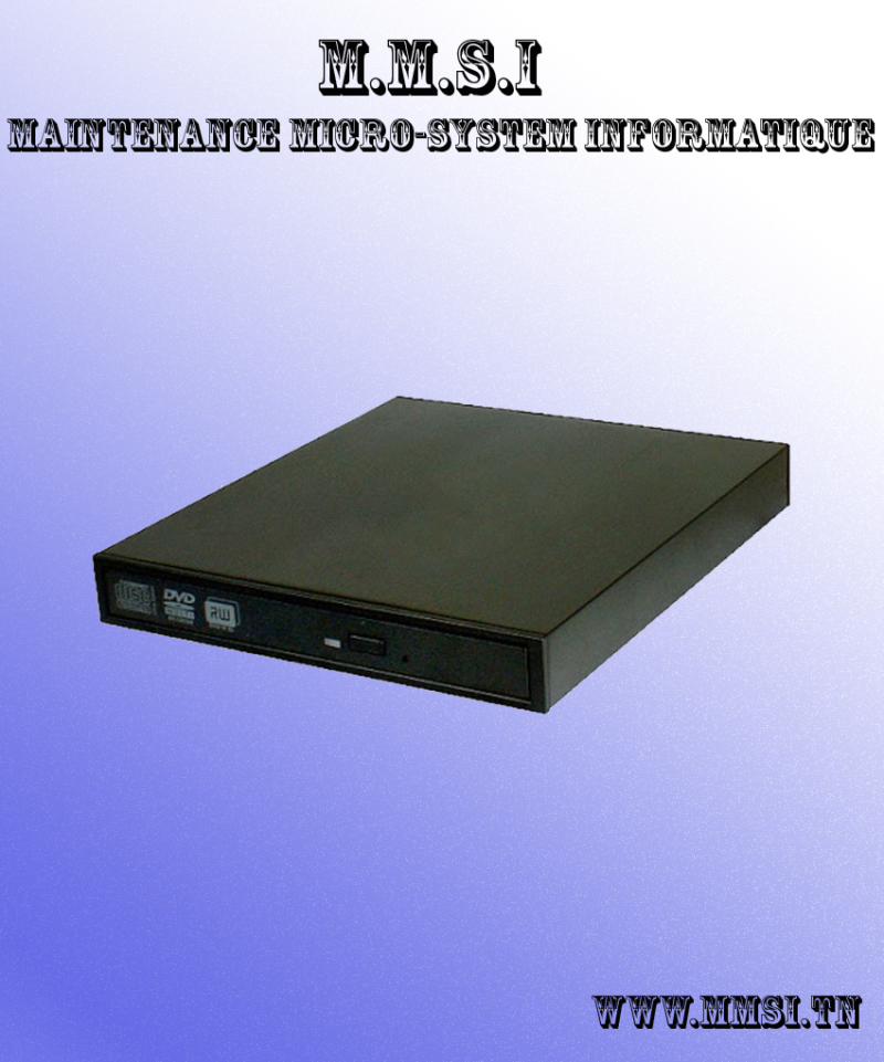  Boîtier externe USB v2.0 pour graveur
