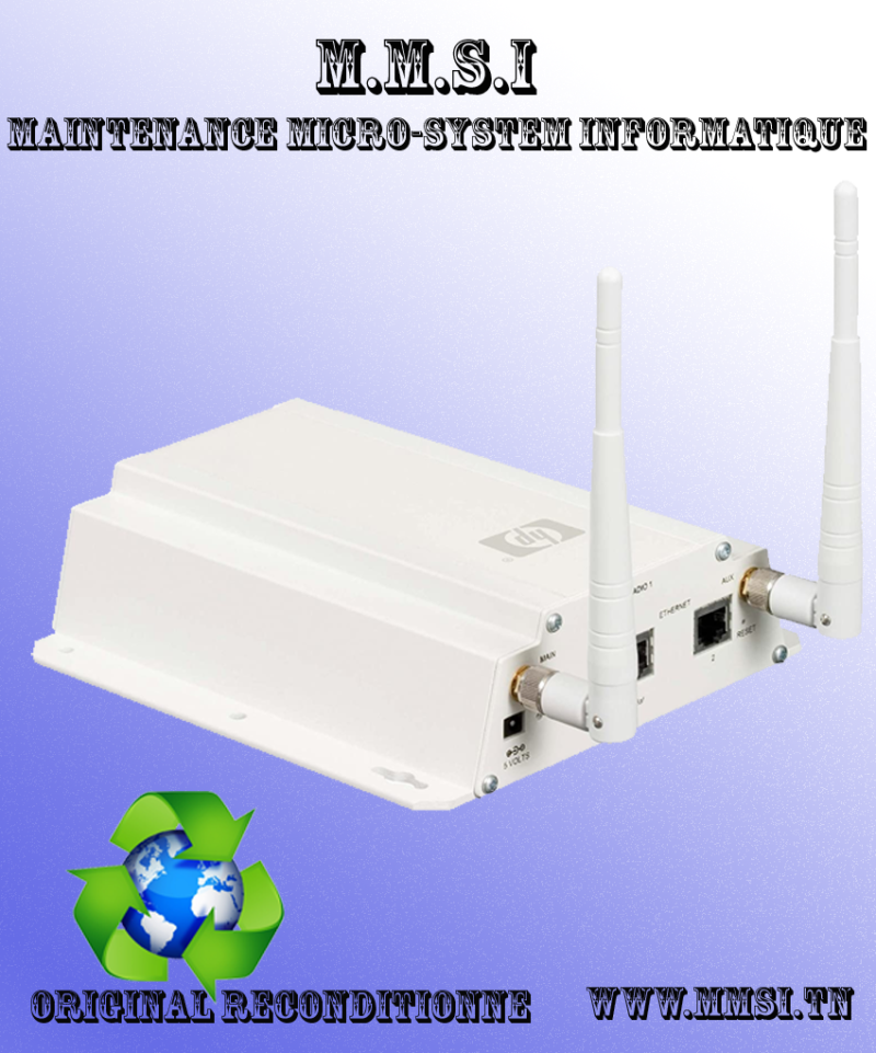 Point d'accès HP E-MSM310 WW Borne d'accès sans fil Ethernet, Fast Ethernet 802.11a/b/g