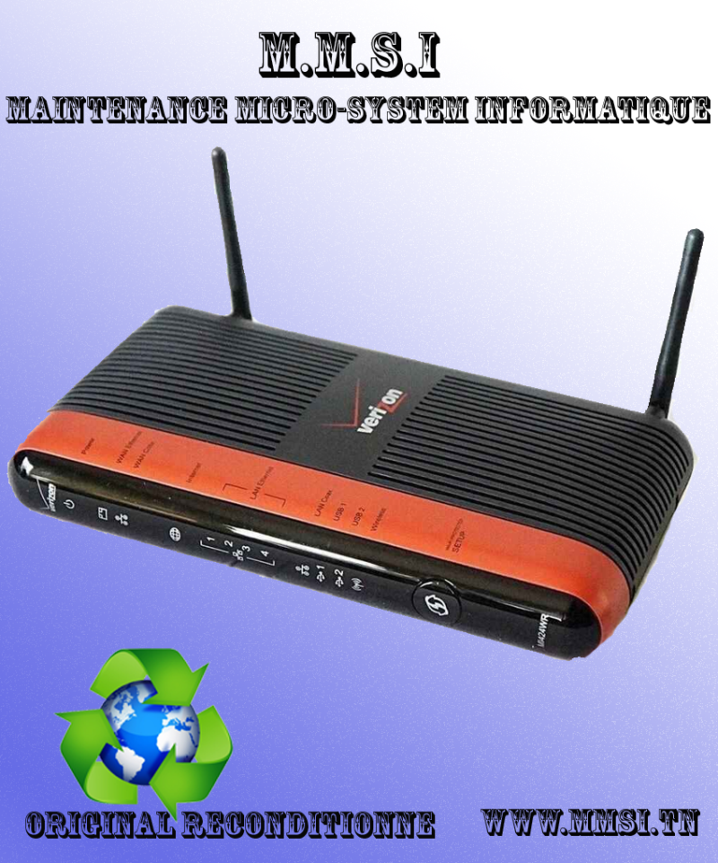 Verizon FIOS - Actiontec MI424WR Rev. I - Routeur Wi-Fi N Gigabit – Image 2