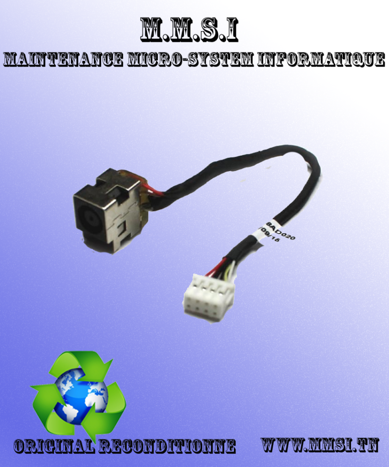 Connecteur charge avec cable HP G6 G7 series