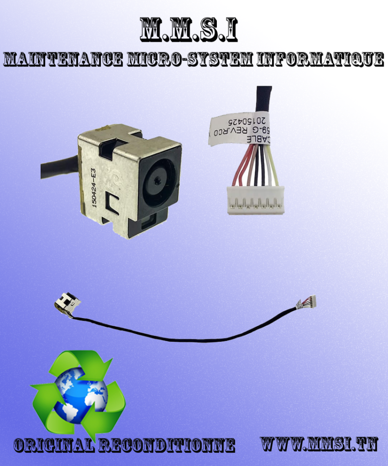Connecteur de Charge HP G62