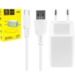 CHARGEUR DENMEN DC01T 2,4A AVEC CÂBLE TYPE C
