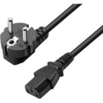 Cable d'alimentation électrique Noir