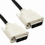 CABLE DVI MALE MALE 1.8 METRE BLANC