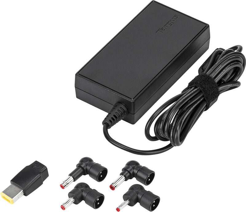 Adaptateur secteur Targus APA30CA pour ordinateur portable 19,5 V 4,6 A, 7 embouts, 3 broches