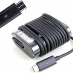 Dell Véritable Type Adaptateur 30w USB-c ha30nm150 da30nm150 f17m7 Alimentation 470 absf/Chargeur pour xps 12 9250 Noir/Gris