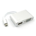 Convertisseur USB-C vers HDMI+VGA 4K Ugreen - Blanc Ugreen Usb-c To 4k Hdmi+ Vga Converter - White