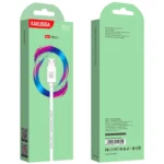 Câble de chargement micro pour téléphone KAKUSIGA KSC-285 Pinneng Series 1 m 2,4 A Câble de données rond en PVC