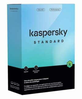 Antivirus KASPERSKY Standard Protection 1 Poste / 1an