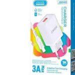 JOKADE QC3.0 chargeur intelligent à port unique EU ABS 18W haute puissance large compatibilité blanc noir 5V/3A charge rapide