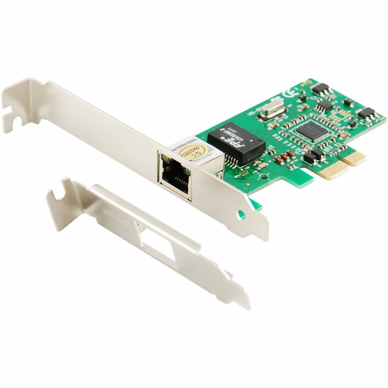 Carte réseau LAN Gigabit Ethernet PCIe Protronix, ZC5523213SL, HX-8111D