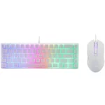 THE G-LAB Pack clavier souris gamer COMBO HYDROGEN BLANC