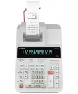 CALCULATRICE CASIO 14 CHIFFRES DR-140R-WE BLANC