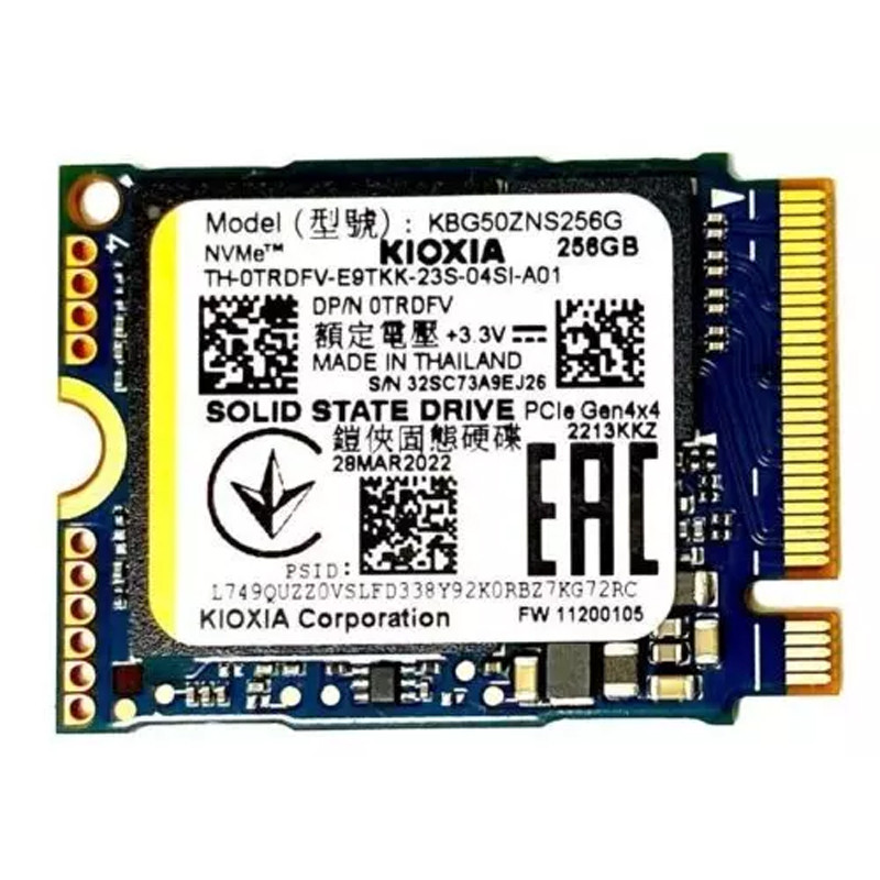 Disque dur KIOXIA SSD 256 Go M.2 NVMe